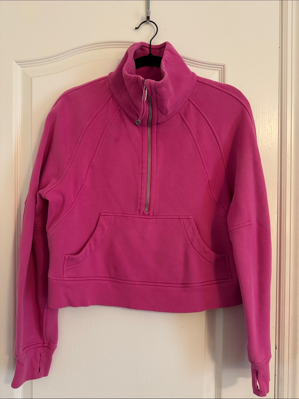 Lululemon Hot Pink Half-Zip Pullover Sweatshirt XS/S